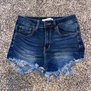 KanCan Brand Jean Shorts No Size Listed Fits like Juniors Sz 2 Great Condition